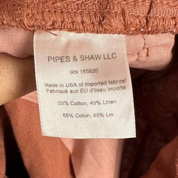 Veronica Beard Karter Paperbag Linen Belted High Rise Straight Leg Pants Sz 4 - Picture 4 of 10